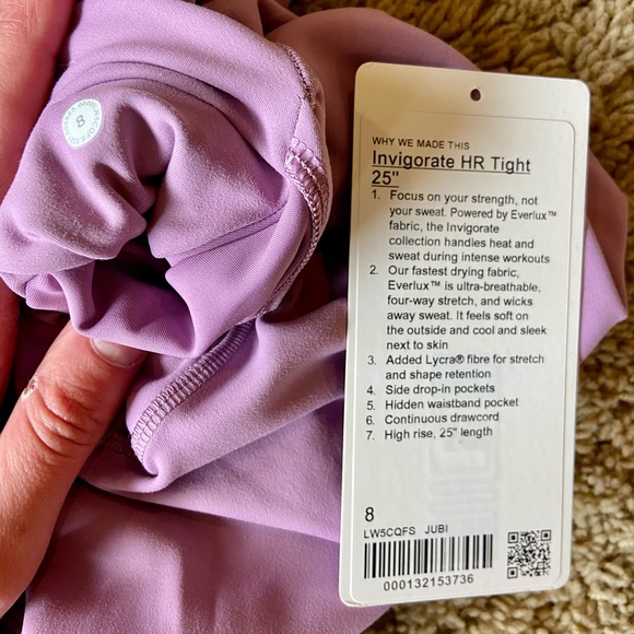 Lululemon Invigorate High Rise Tight 25” - Picture 4 of 4